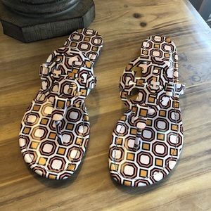 Tory Burch Miller Patent Leather Thong Sandal